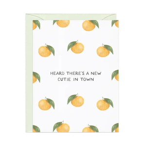 New Cutie In Town - Baby Card