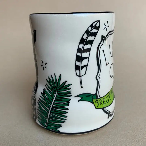 Lucky Great Horned Owl - Spark Cup XLarge