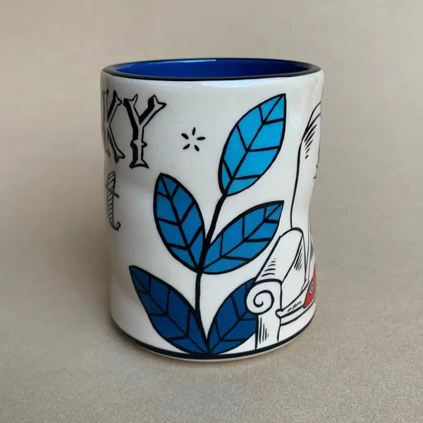 Lucky Cat With Mouse - Spark Cup Large