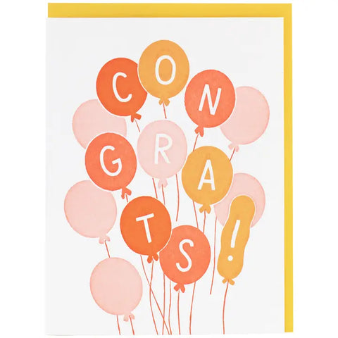 Bunch Of Balloons - Congratulations Card