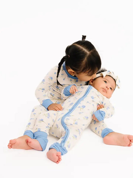 Blue Blooms Bamboo Sleeper