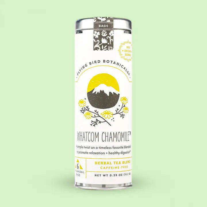Whatcom Chamomile - 6 Tea Bag Tin