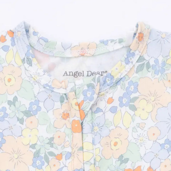 2 Way Ruffle Back Zipper Footie - Georgia Floral