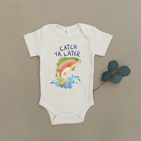 Catch Ya Later Fishing - Short Sleeve Onesie