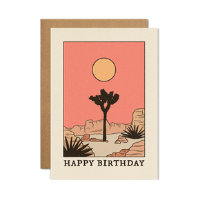 Desert Floor - Birthday Card
