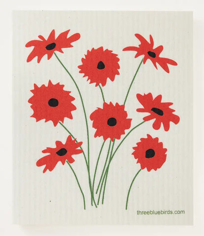 Gerbera - Swedish Dishcloth