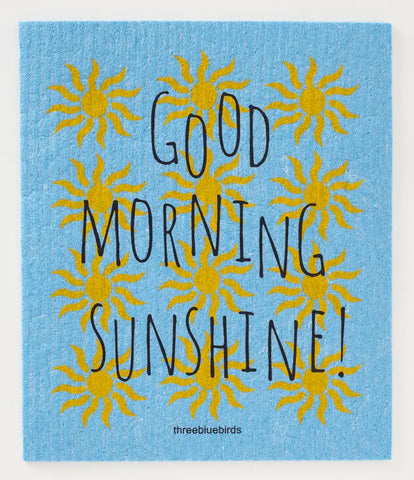 Good Morning Sunshine - Swedish Dishcloth