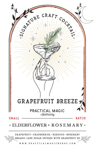 Grapefruit Breeze Elderflower + Rosemary - 32oz Craft Cocktail Kit