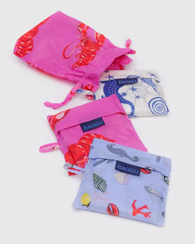 Sea Creatures - Standard Baggu Set of 3