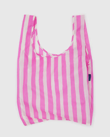 Pink Painted Stripe - Standard Baggu