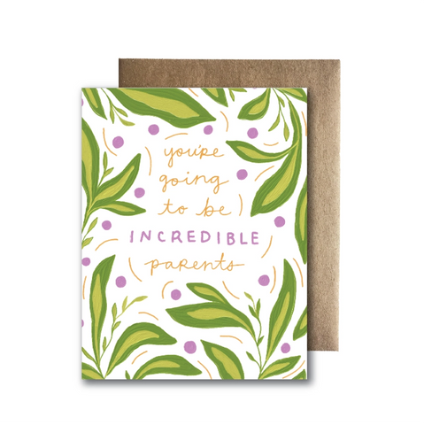 Incredible Parents - Baby Card