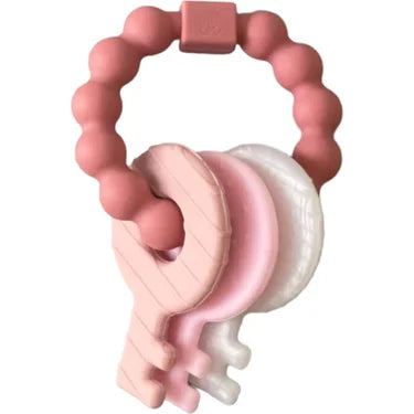 Key Rattle Teether - Baby's Breath