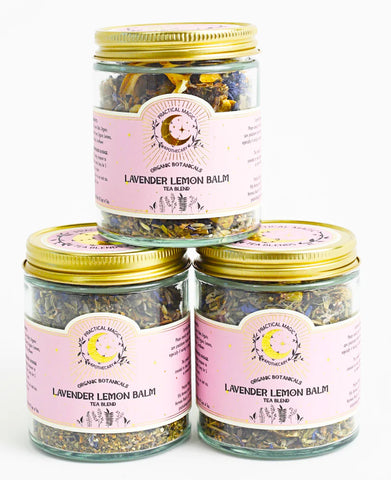 Lavender Lemon Balm - 8oz Tea Jar