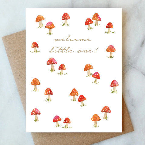 Little Mushroom - Baby Card