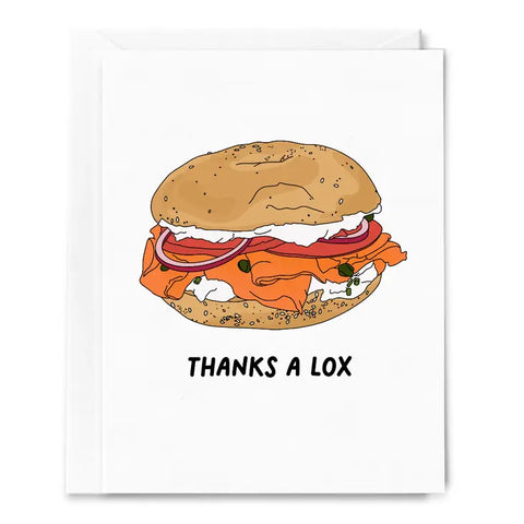 Thanks A Lox - Thank You Card
