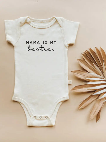 Mama Is My Bestie - Short Sleeve Bodysuit