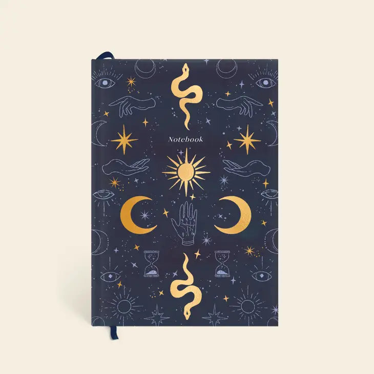Midnight Mysticism - Foil Lined Notebook