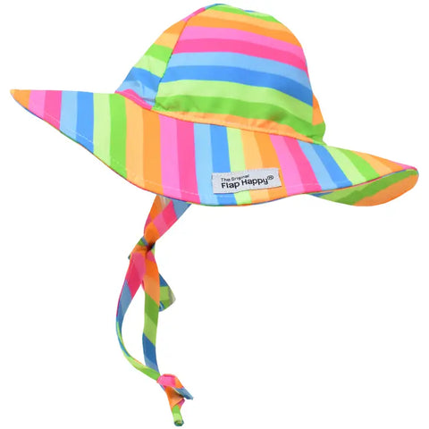Neon Stripe - Floppy Sun Hat