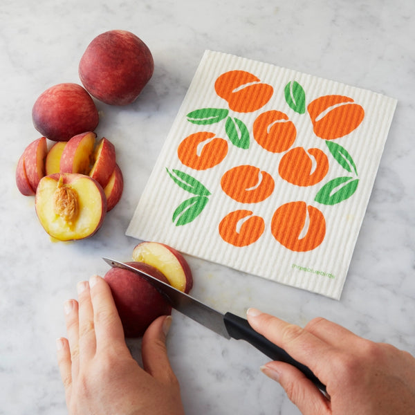 Peaches - Swedish Dishcloth