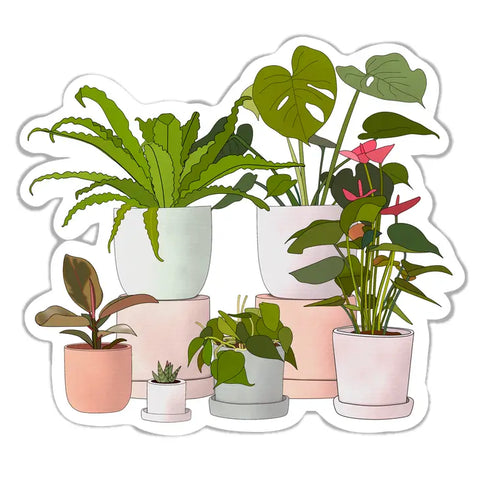Potted Plants - Sticker
