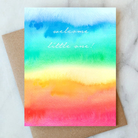 Rainbow - Baby Card