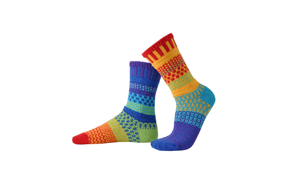 Rainbow Crew Socks - Sol Mate Socks