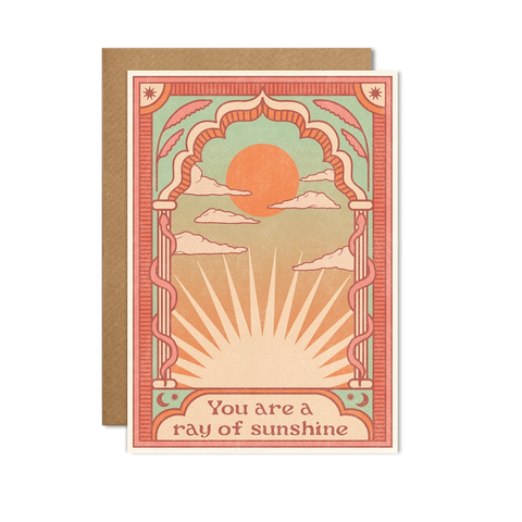 You Are a Ray of Sunshine - Love Card