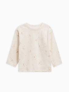 Reese Drop Shoulder Tee - Celeste+Fawn