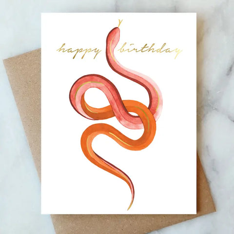 Snake - Birthday Card