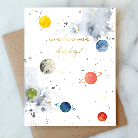 Space - Baby Card