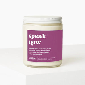 Speak Now - Soy Wax Candle