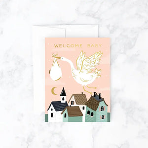 Stork - Baby Card