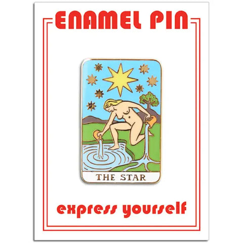 Tarot Card Star - Pin