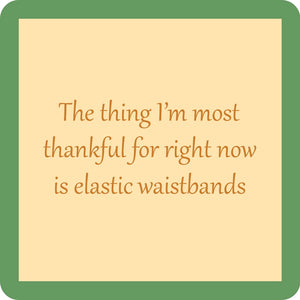 Thanksgiving Waistband Coaster