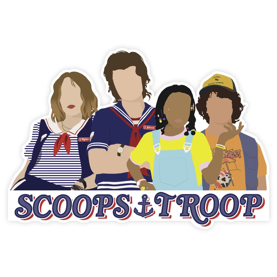 Scoops Troop Stranger Things - Sticker
