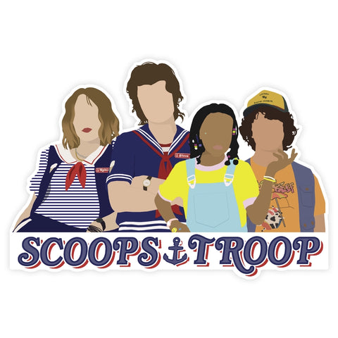 Scoops Troop Stranger Things - Sticker