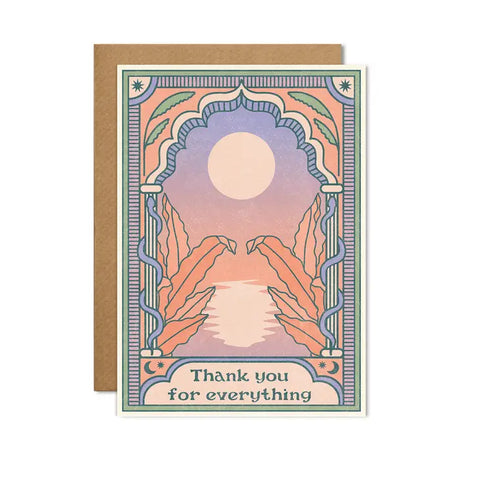Thank You For Everything - Thank You Card
