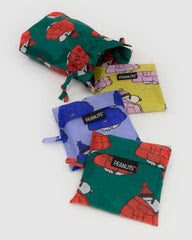 Puffer Snoopy - Standard Baggu Set of 3