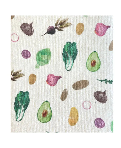 Veggies - Swedish Dishcloth