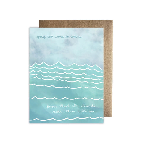 Grief Waves - Sympathy Card