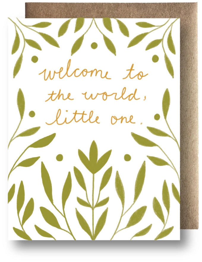 Welcome Little One - Baby Card