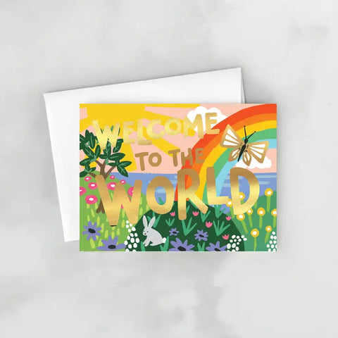 Welcome to the World - Baby Card
