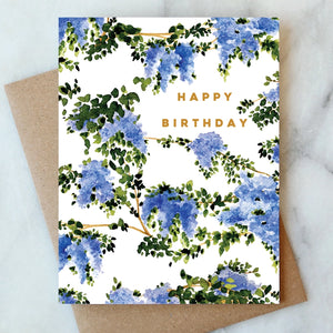 Wisteria - Birthday Card