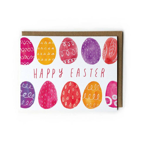 Pink Eggs - Easter Card