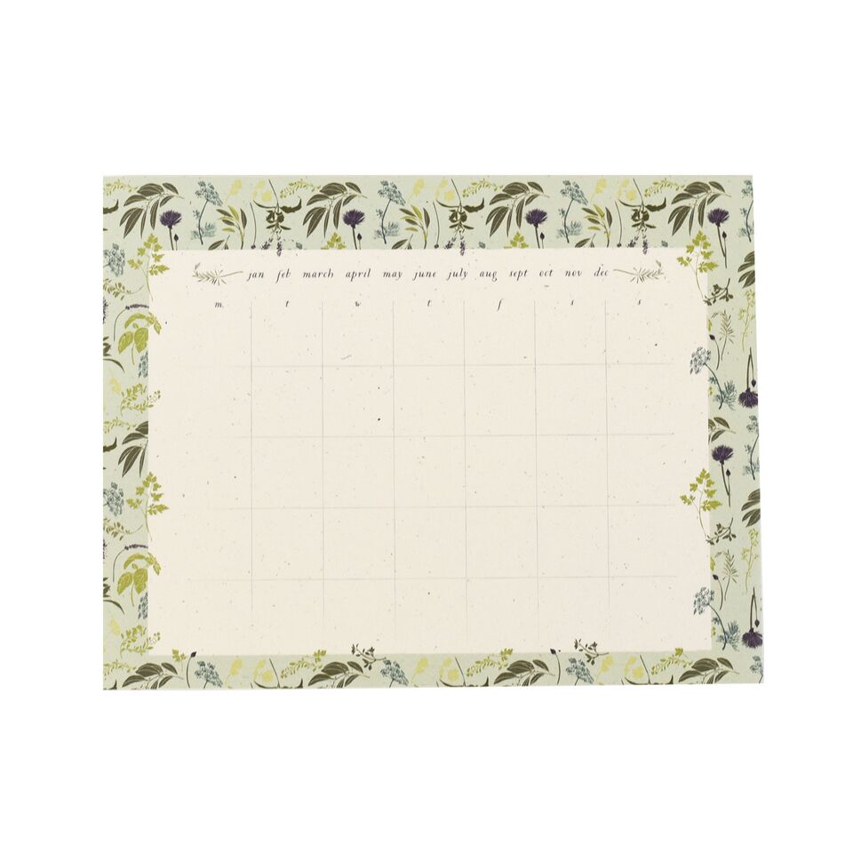 Garden Herb - Calendar Desk Pad