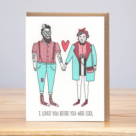 Before You Were Cool - Anniversary Card