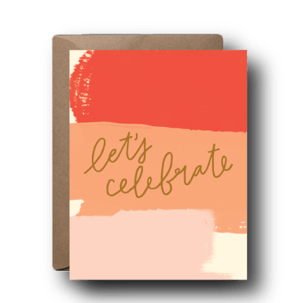 Let's Celebrate - Congratulations Card