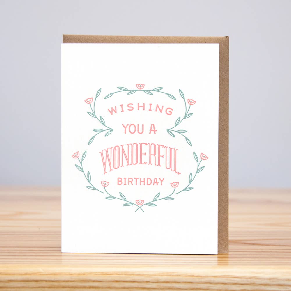 Wonderful - Birthday Card