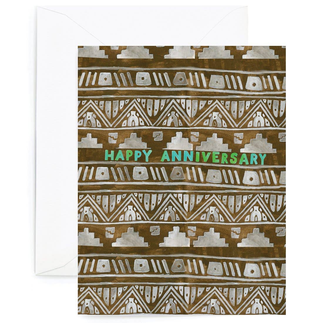 Patterned - Anniversary Card
