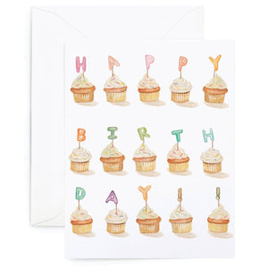 Birthday Cupcakes - Birthday Card